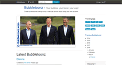 Desktop Screenshot of bubbletoonz.com